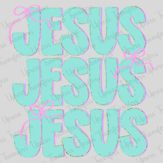 Jesus Bows Times Three