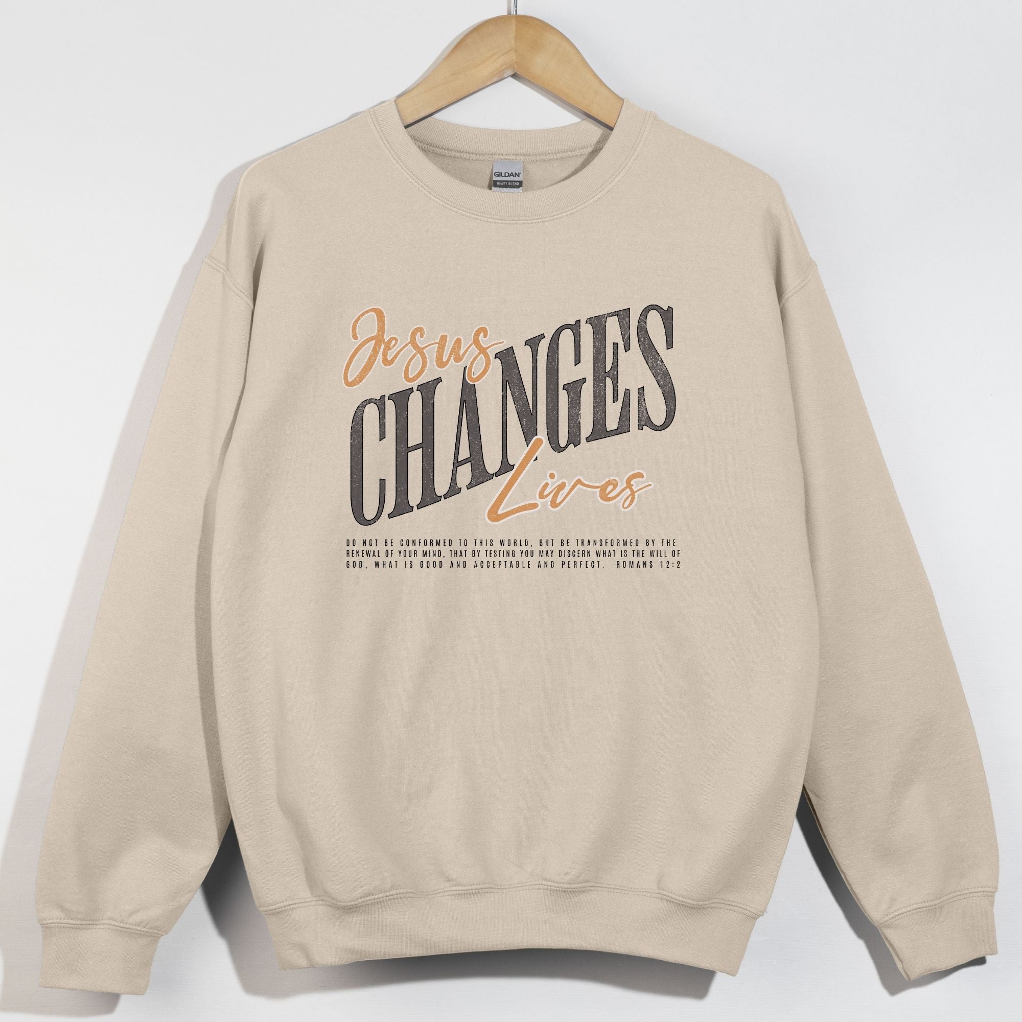 Jesus Changes Lives Distressed