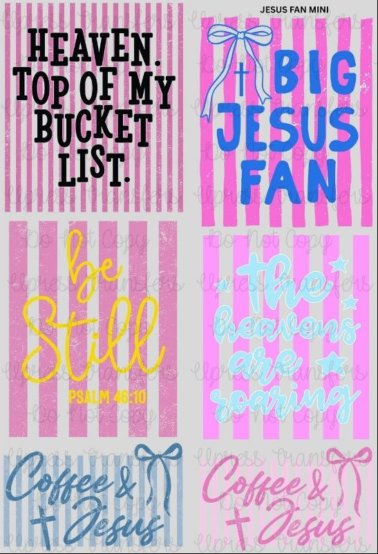 Jesus Fan Mini