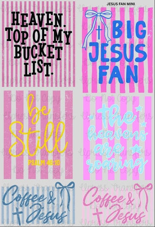 Jesus Fan Mini