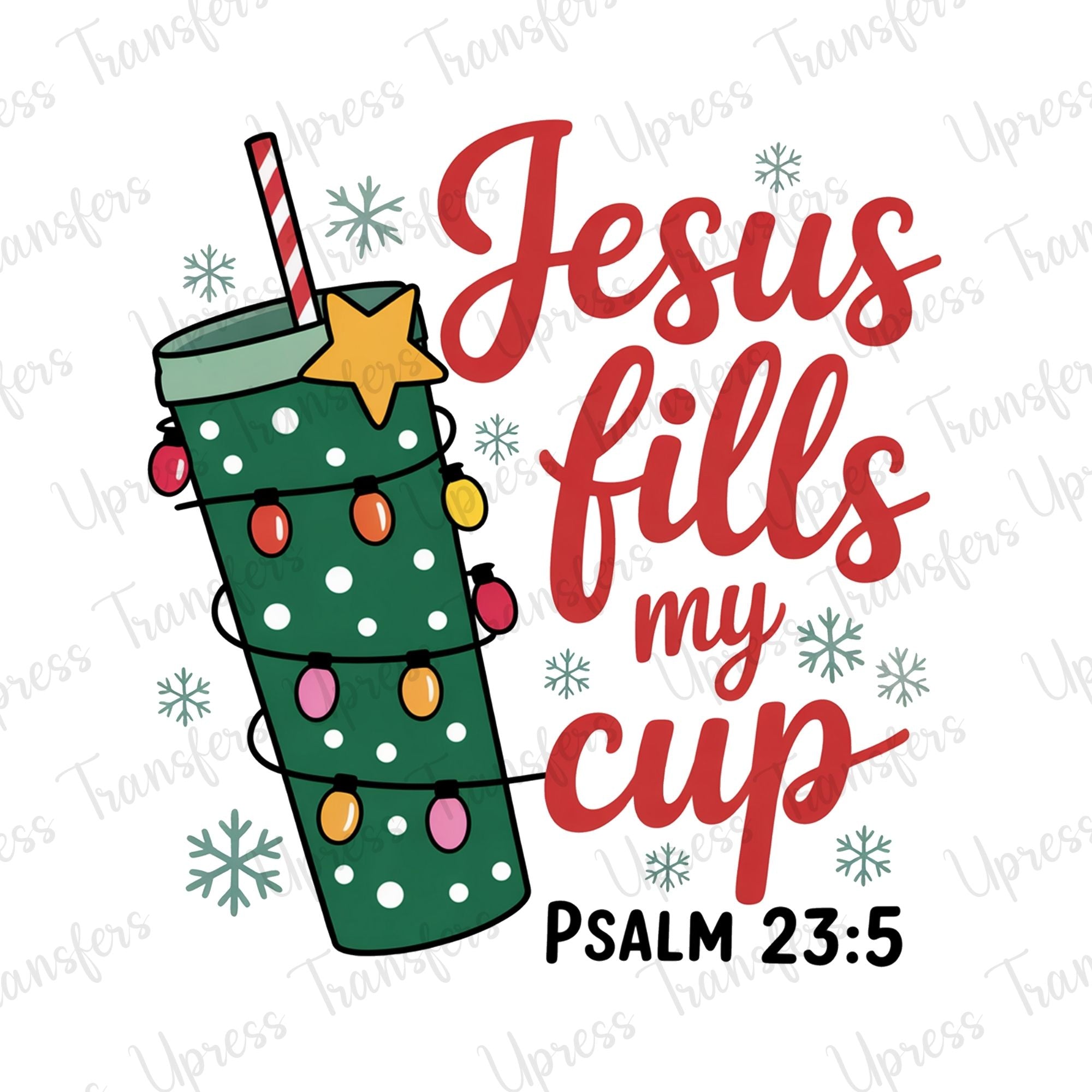 Jesus Fills My Cup Lights Christmas