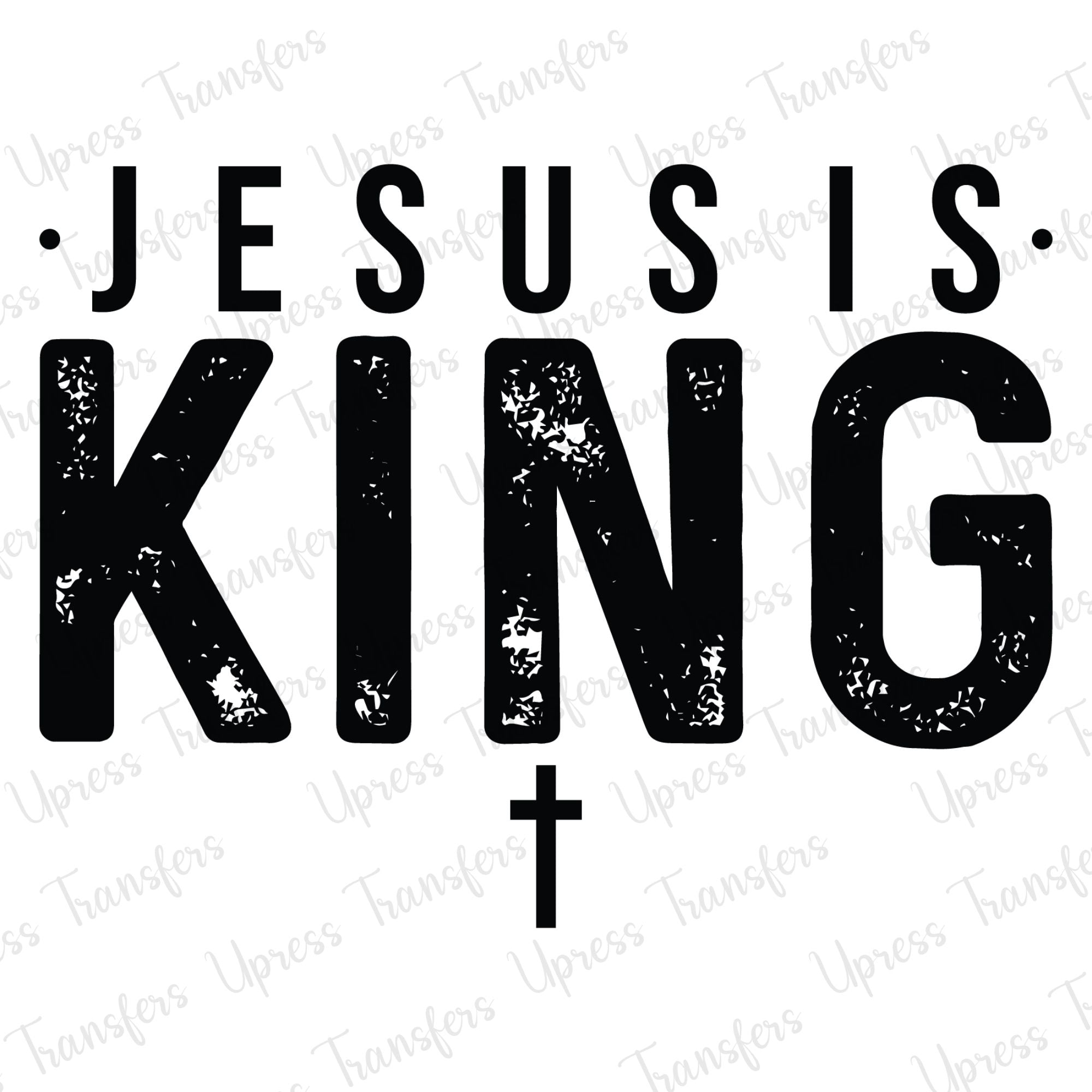 Jesus Is King Black