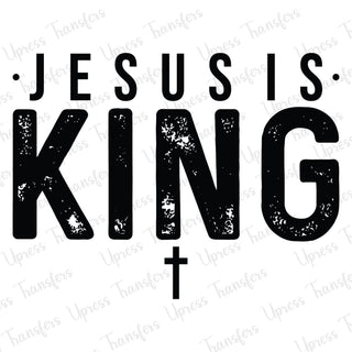 Jesus Is King Black