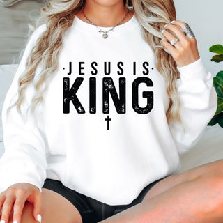 Jesus Is King Black