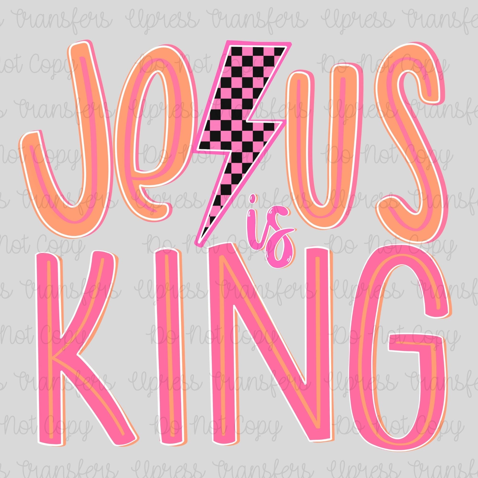 Jesus Is King Vibrant