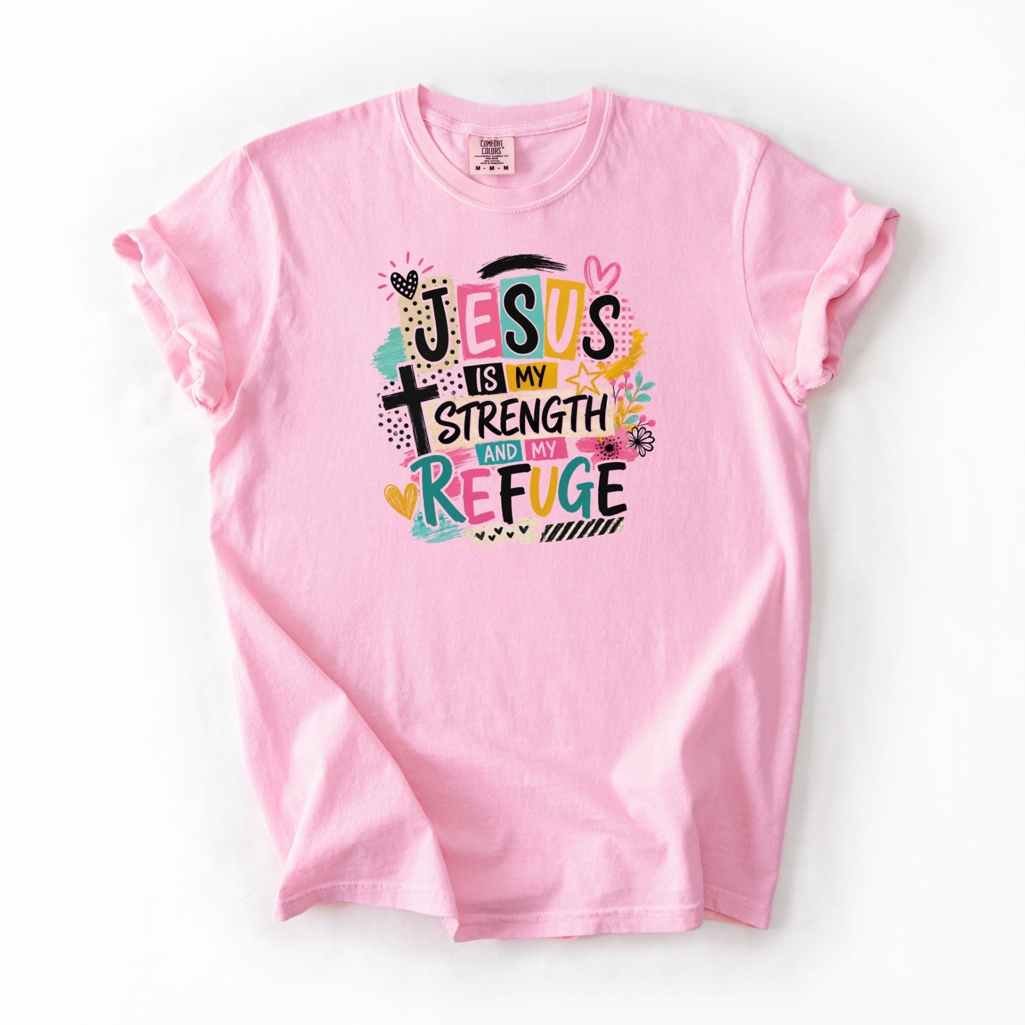 Jesus Is My Strength Colorful