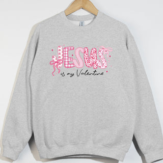 Jesus Is My Valentine Lace Outline