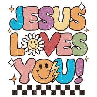 Jesus Loves You Colorful
