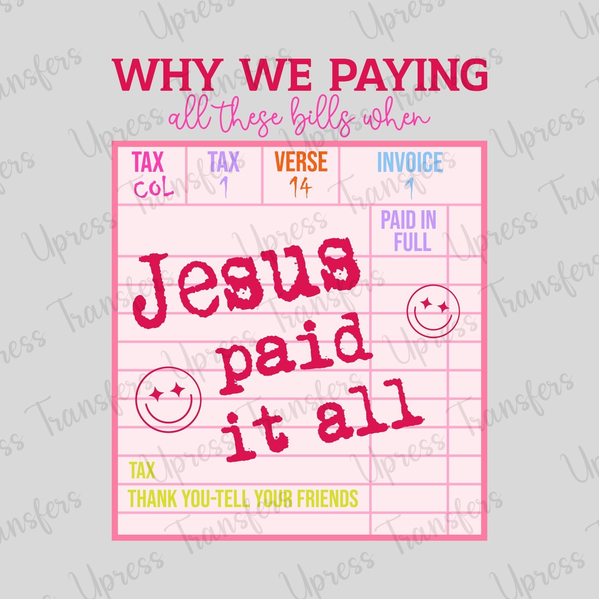 Jesus Paid It All