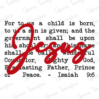Jesus Red Script