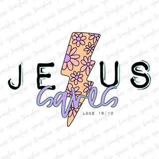 Jesus Saves Flower Bolt