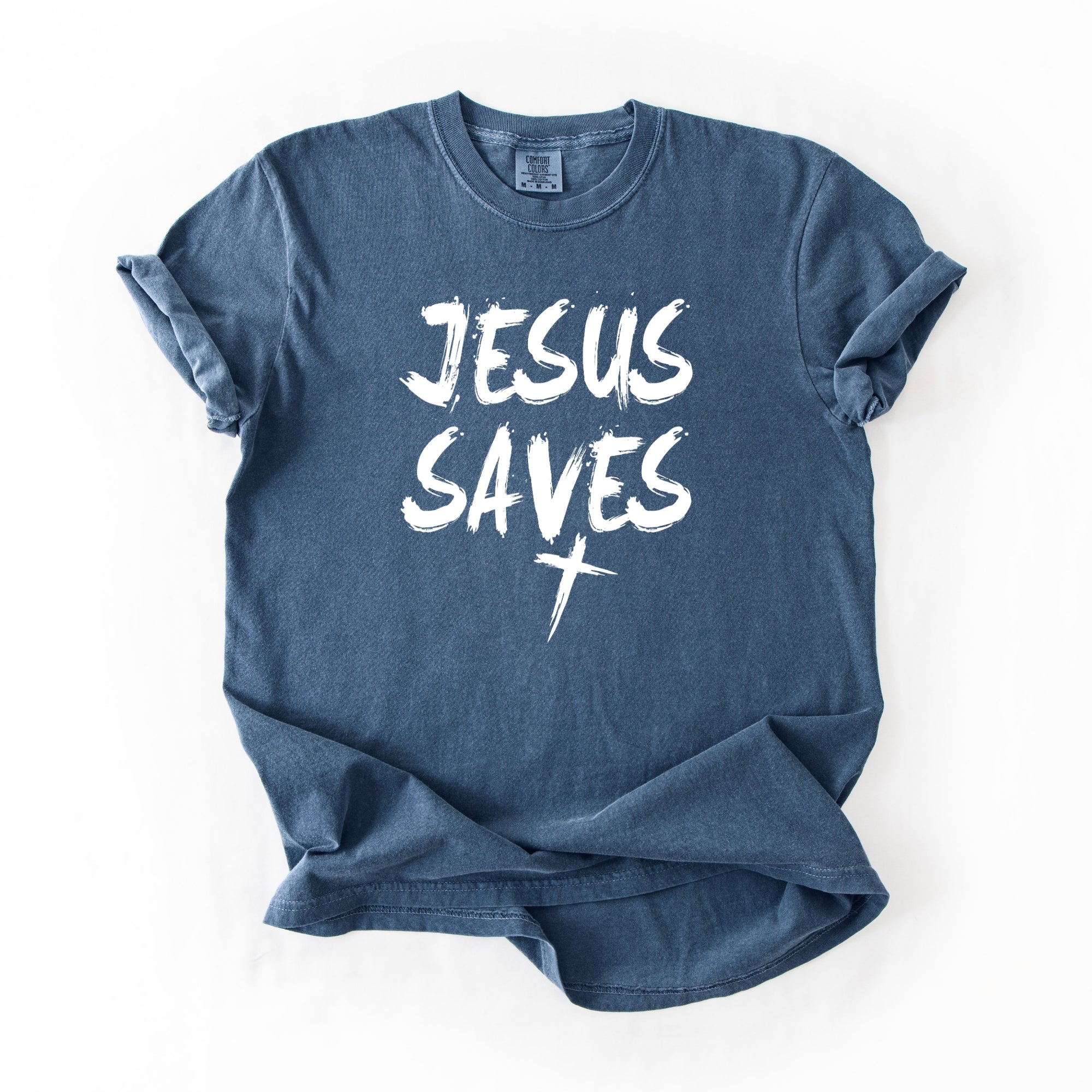 Jesus Saves White Out