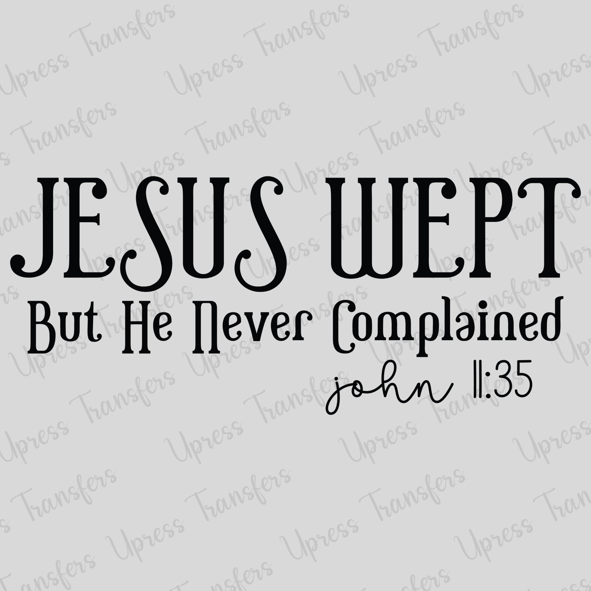 Jesus Wept Curve End Font