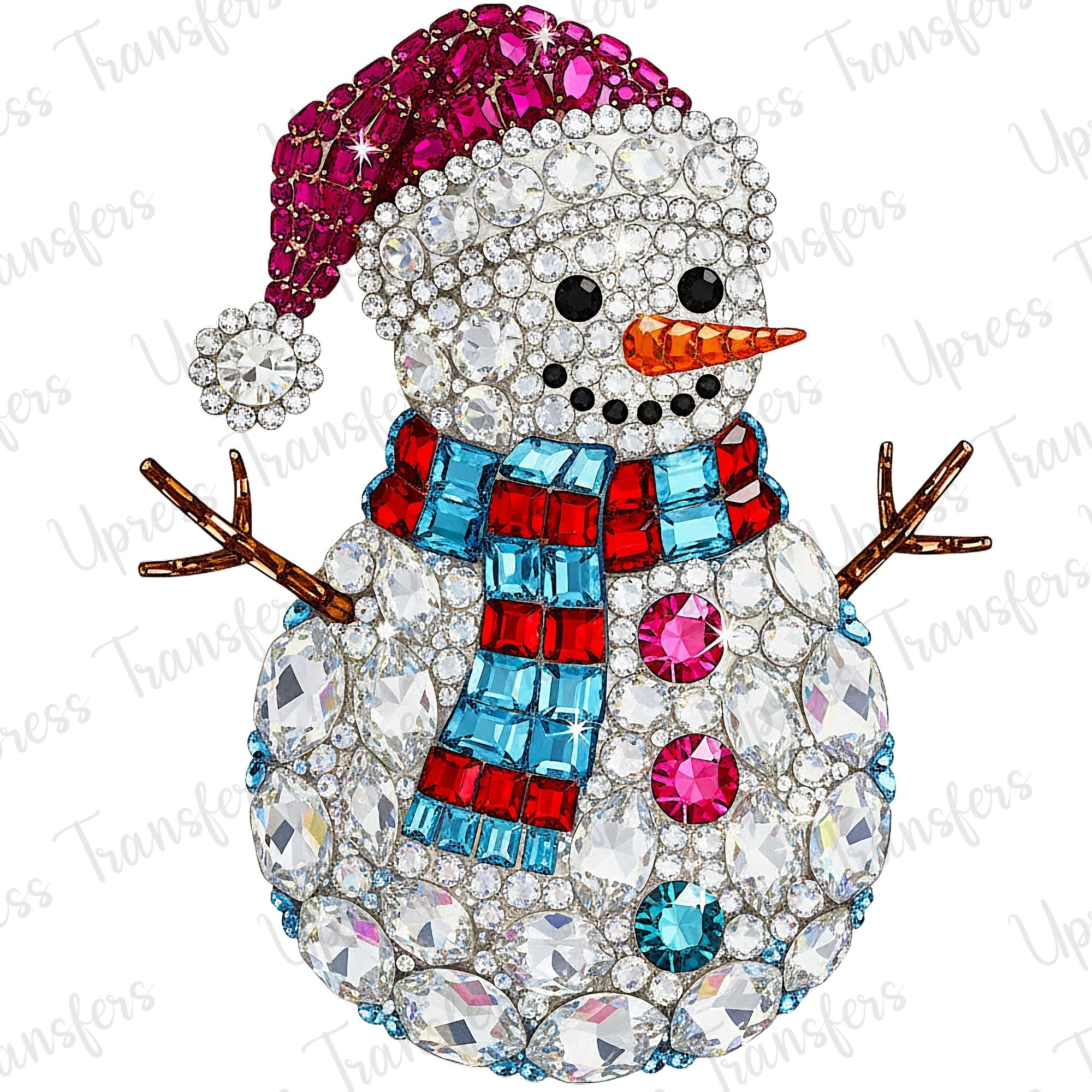Jeweled Snowman