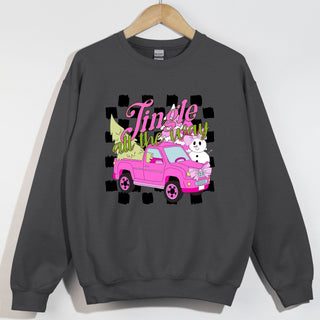 Jingle All The Way Pink Checkered