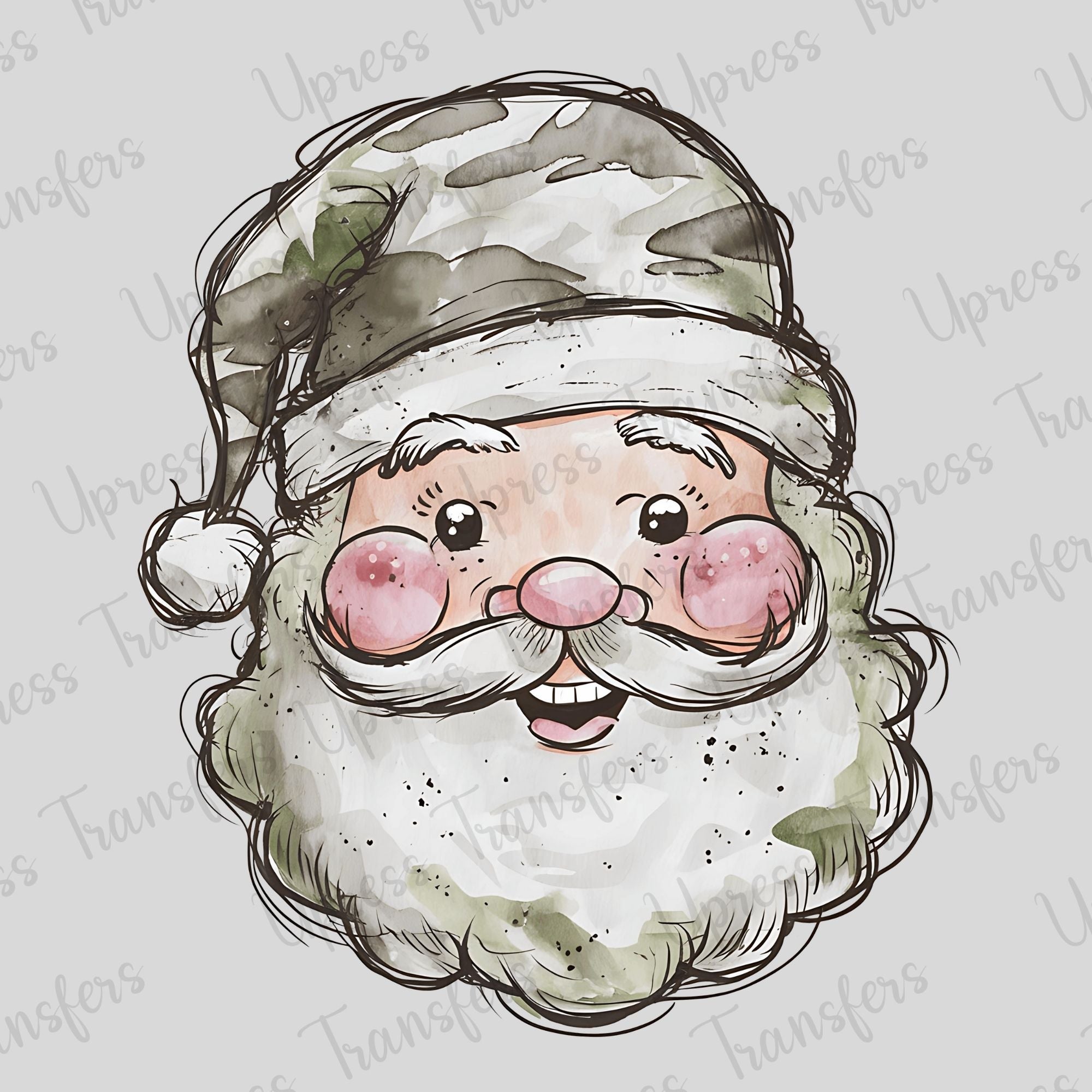 Jolly Camo Santa