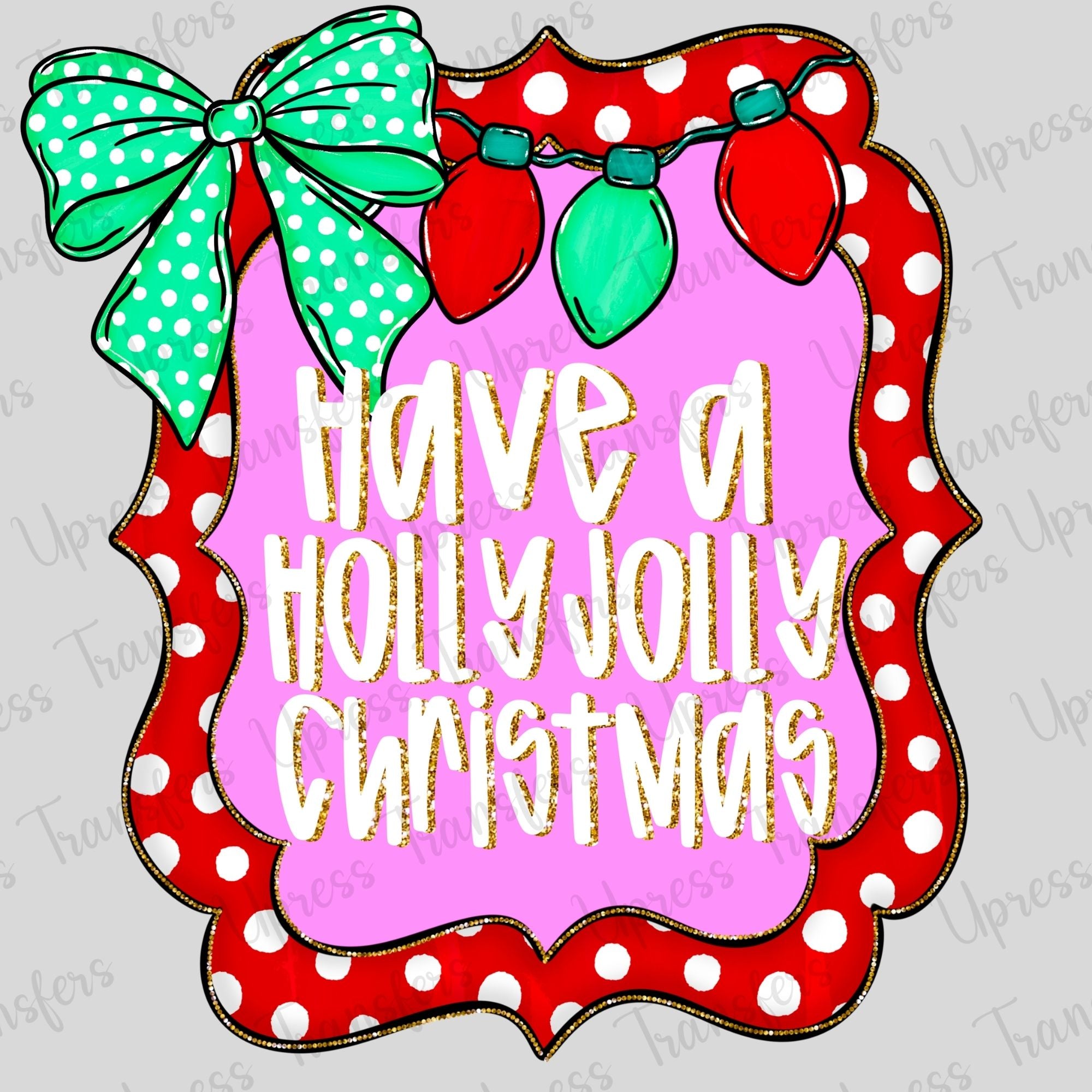 Jolly Christmas Frame