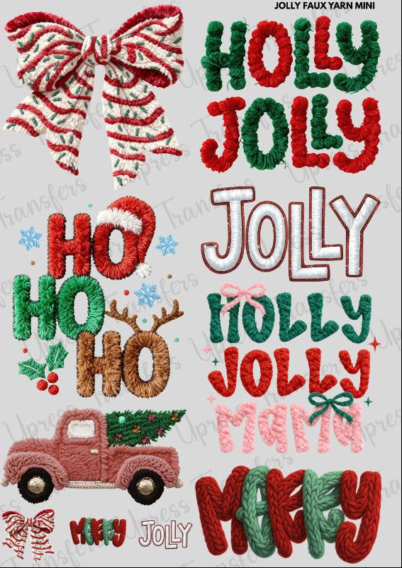 Jolly Faux Yarn Mini