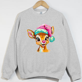 Jolly Pastel Painted Reindeer