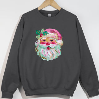 Jolly Pastel Painted Santa