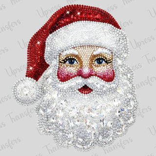 Jolly Rhinestone Santa