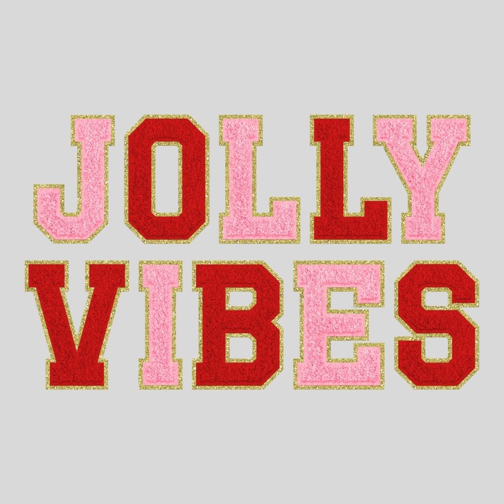 Jolly Vibes Faux Patches
