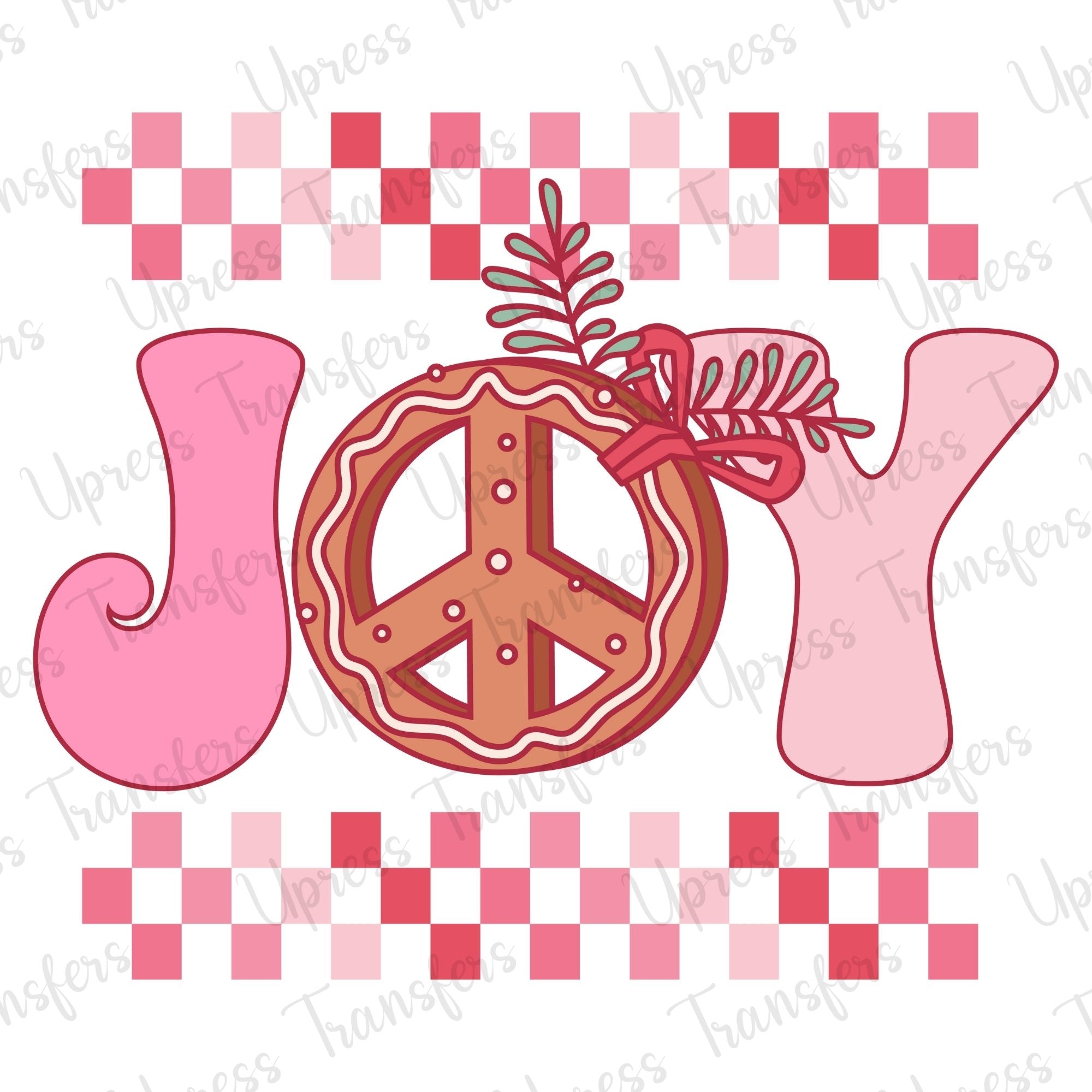 Joy Christmas Pink
