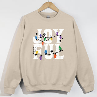 Joyful Stacked Christmas Lights