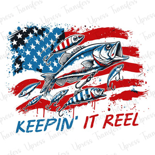 Keepin It Reel Flag July