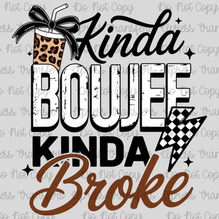Kinda Broke Checkered Cheetah