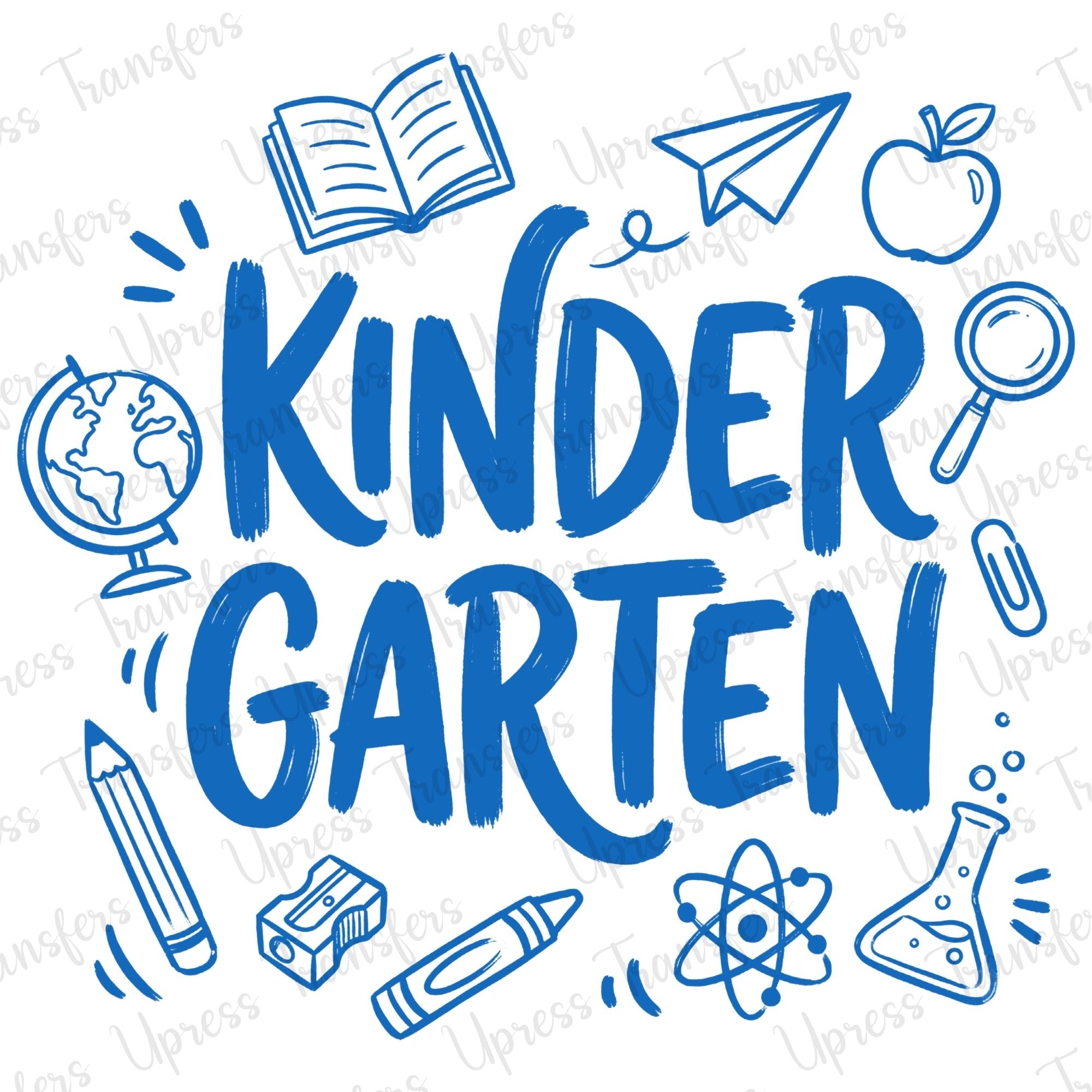 Kindergarten Blue Doodle
