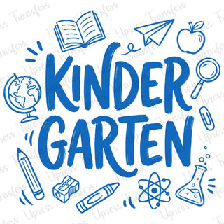 Kindergarten Blue Doodle