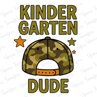 Kindergarten Cap Dude camo