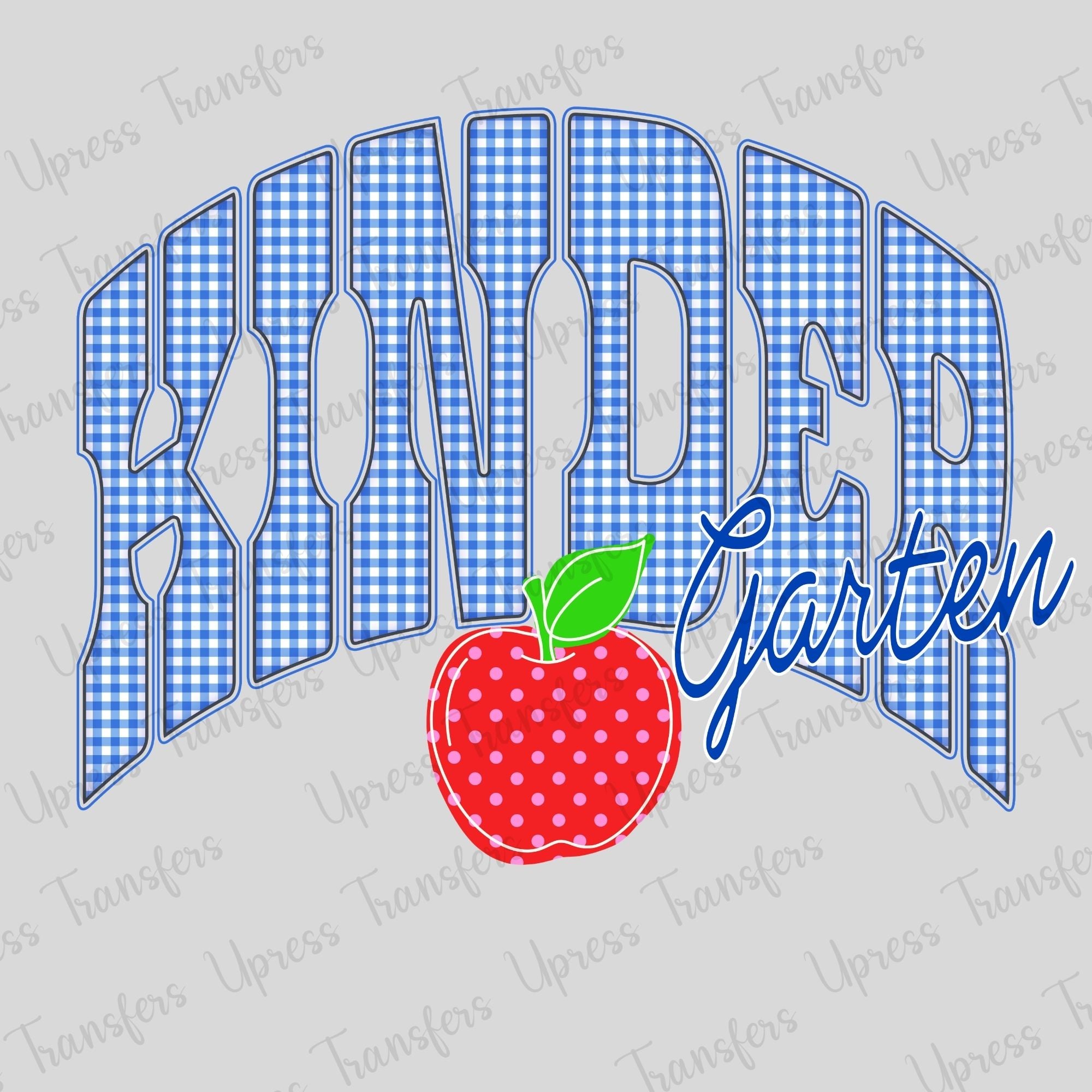 Kindergarten Plaid Blue