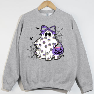 Lace Ghost Skull Cherries Pattern