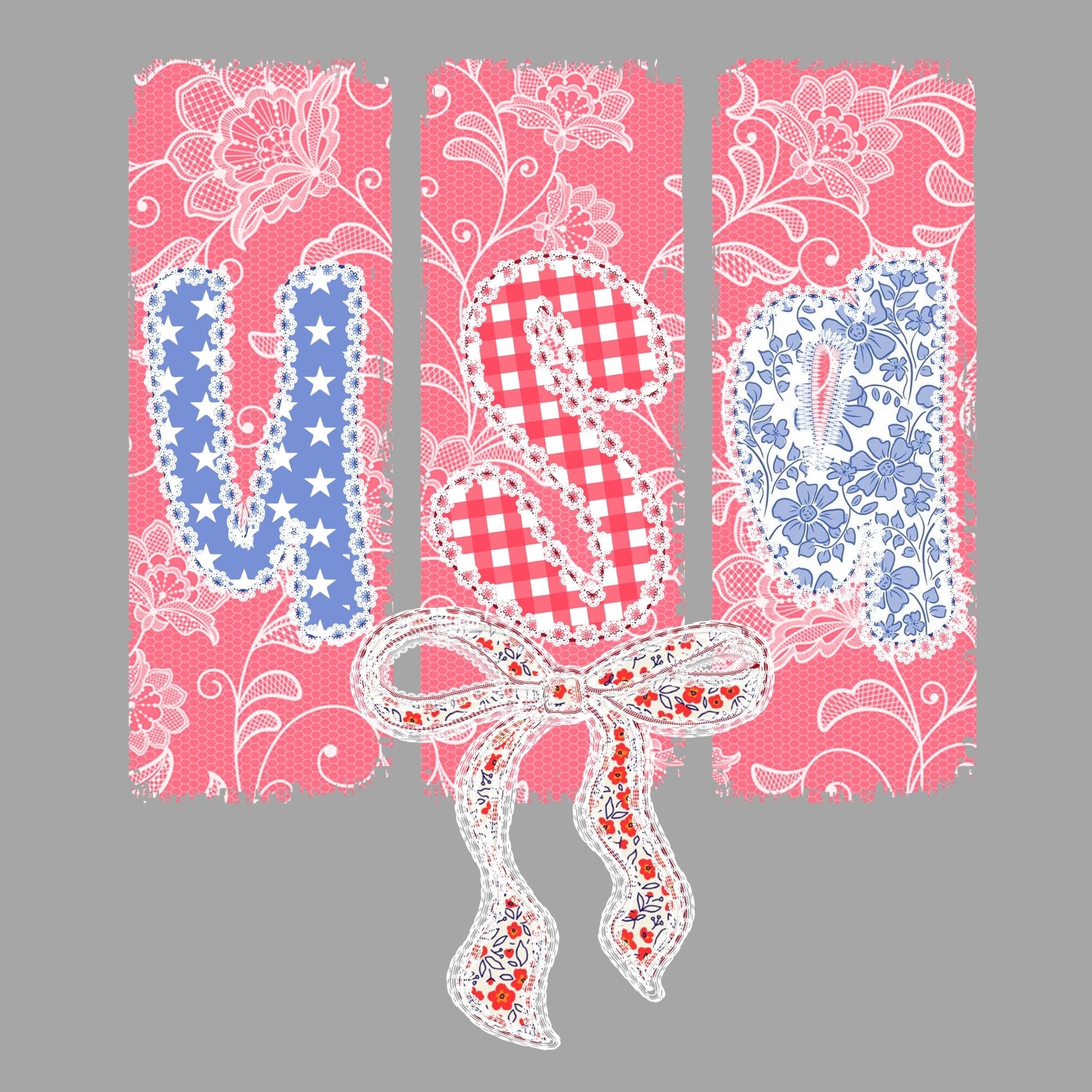 Lacey Floral USA Coquette