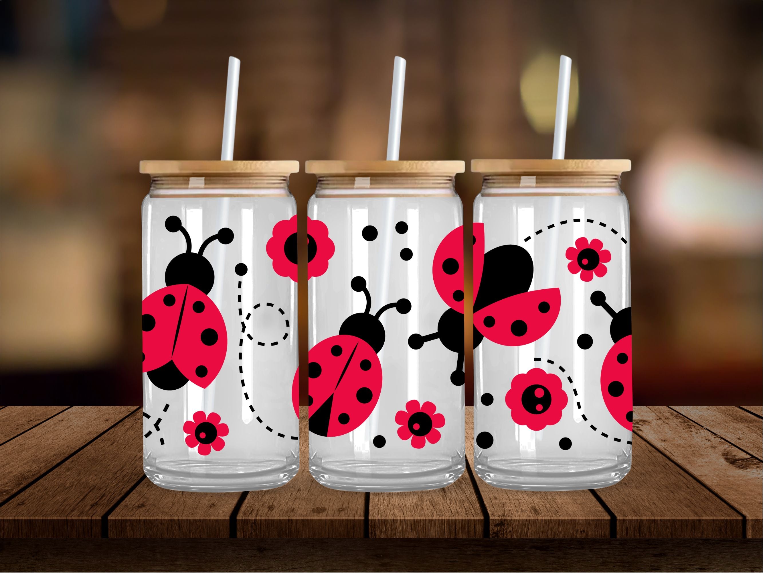 Ladybugs Cutesy 16 Oz Wrap