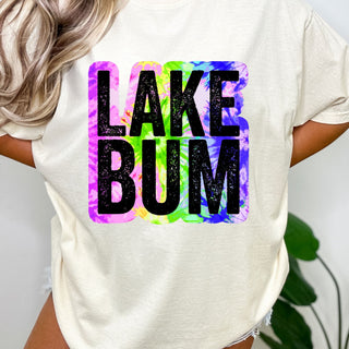 Lake Bum Black Tye Dye