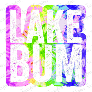 Lake Bum White Tye Dye