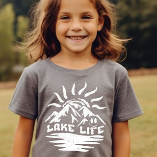Lake Life White Distressed