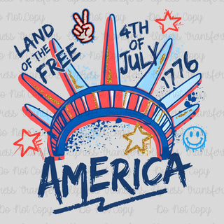 Land Of July America
