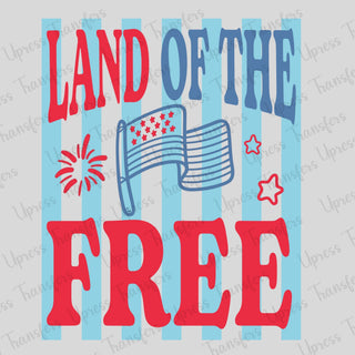 Land Of The Free Blue Stripes