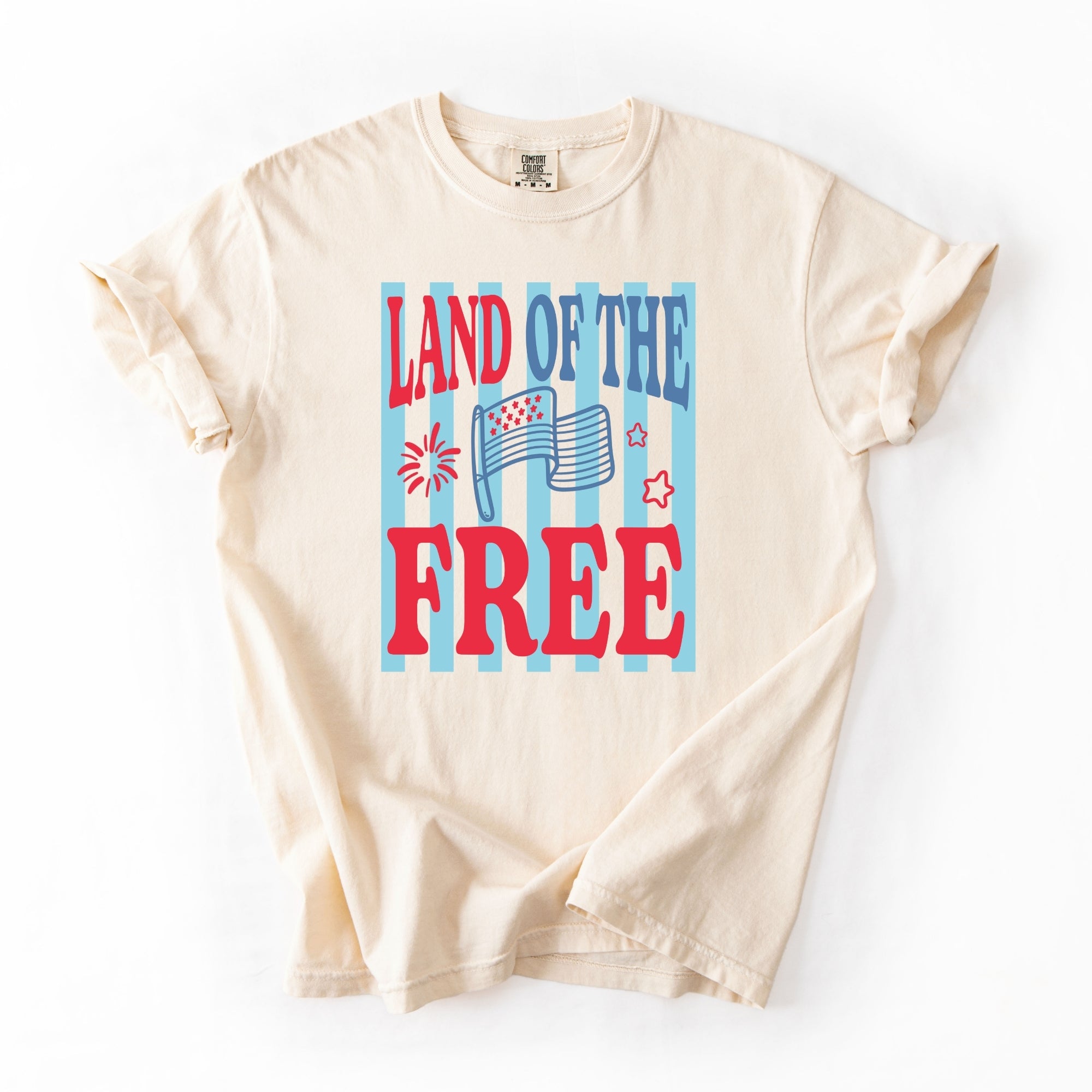 Land Of The Free Blue Stripes