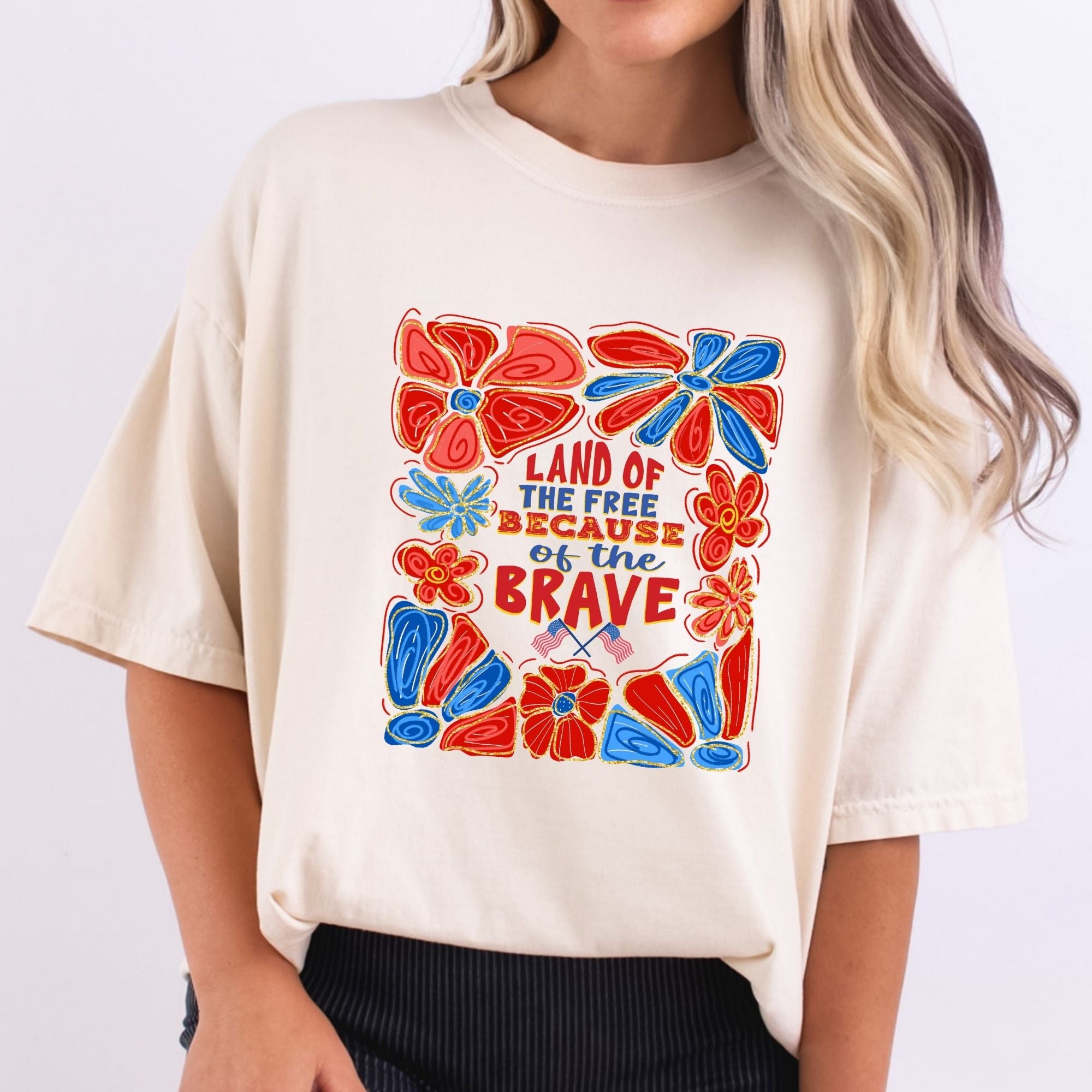 Land Of The Free Boho Floral