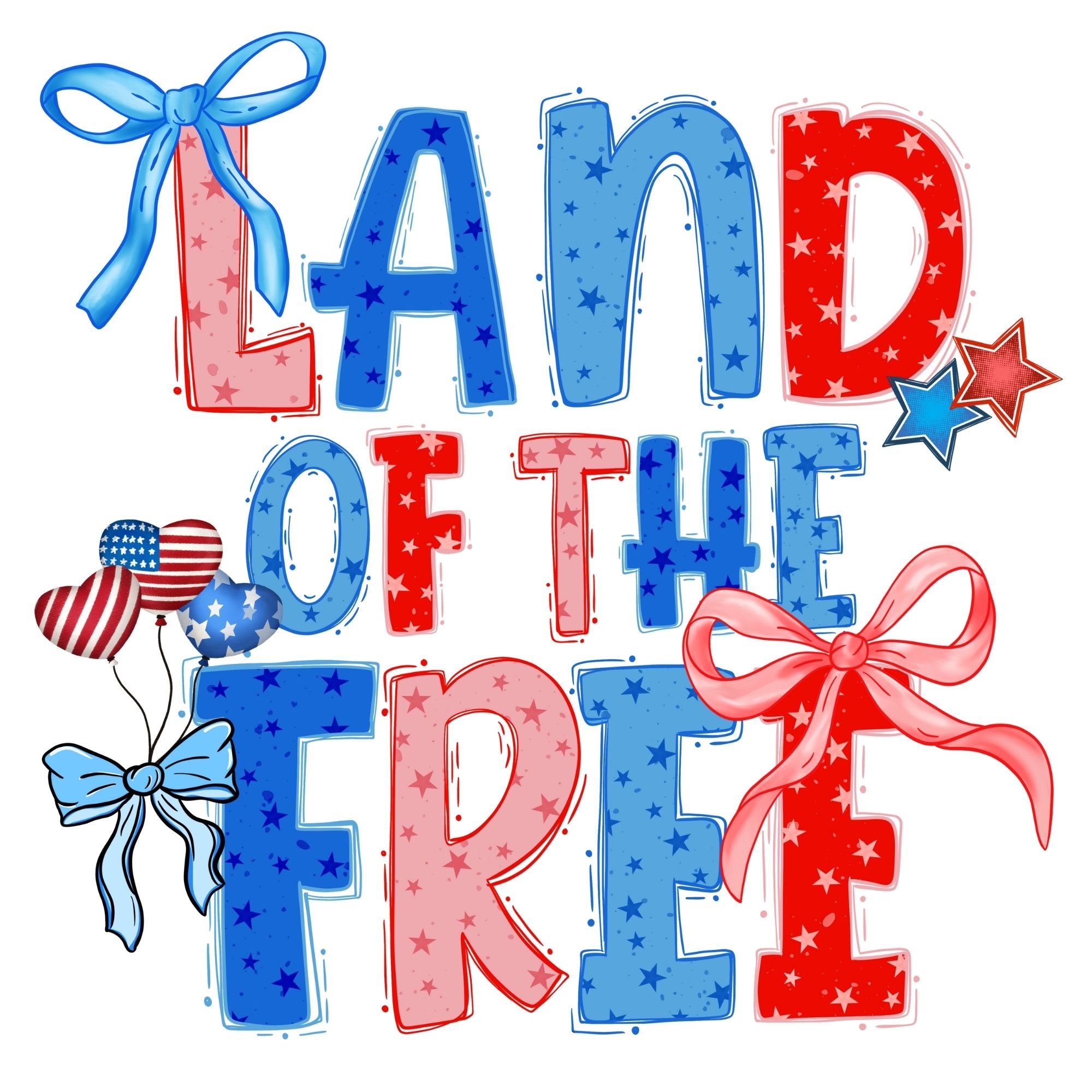 Land Of The Free Cutesy Preppy