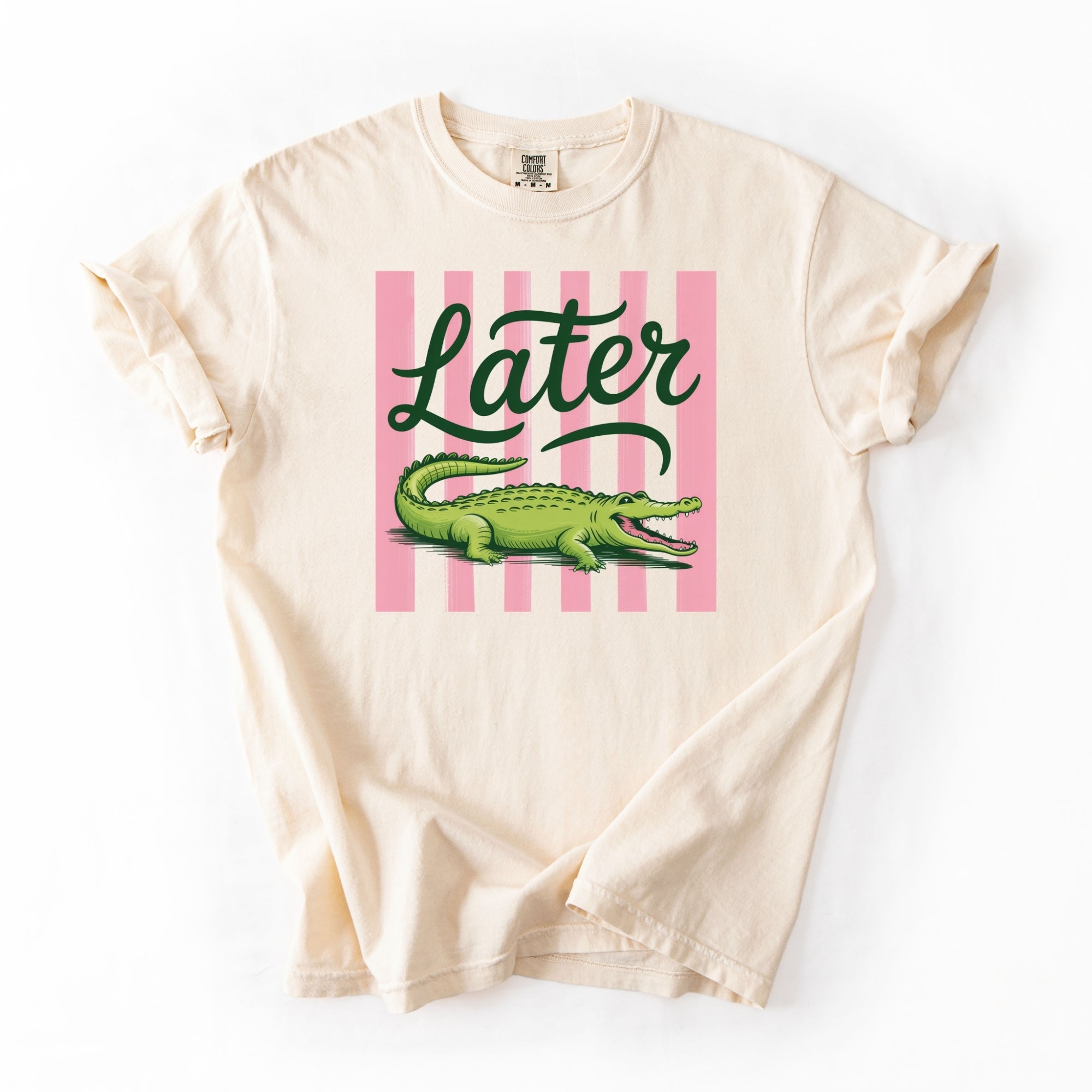 Later Gator Pink Striped Trendy