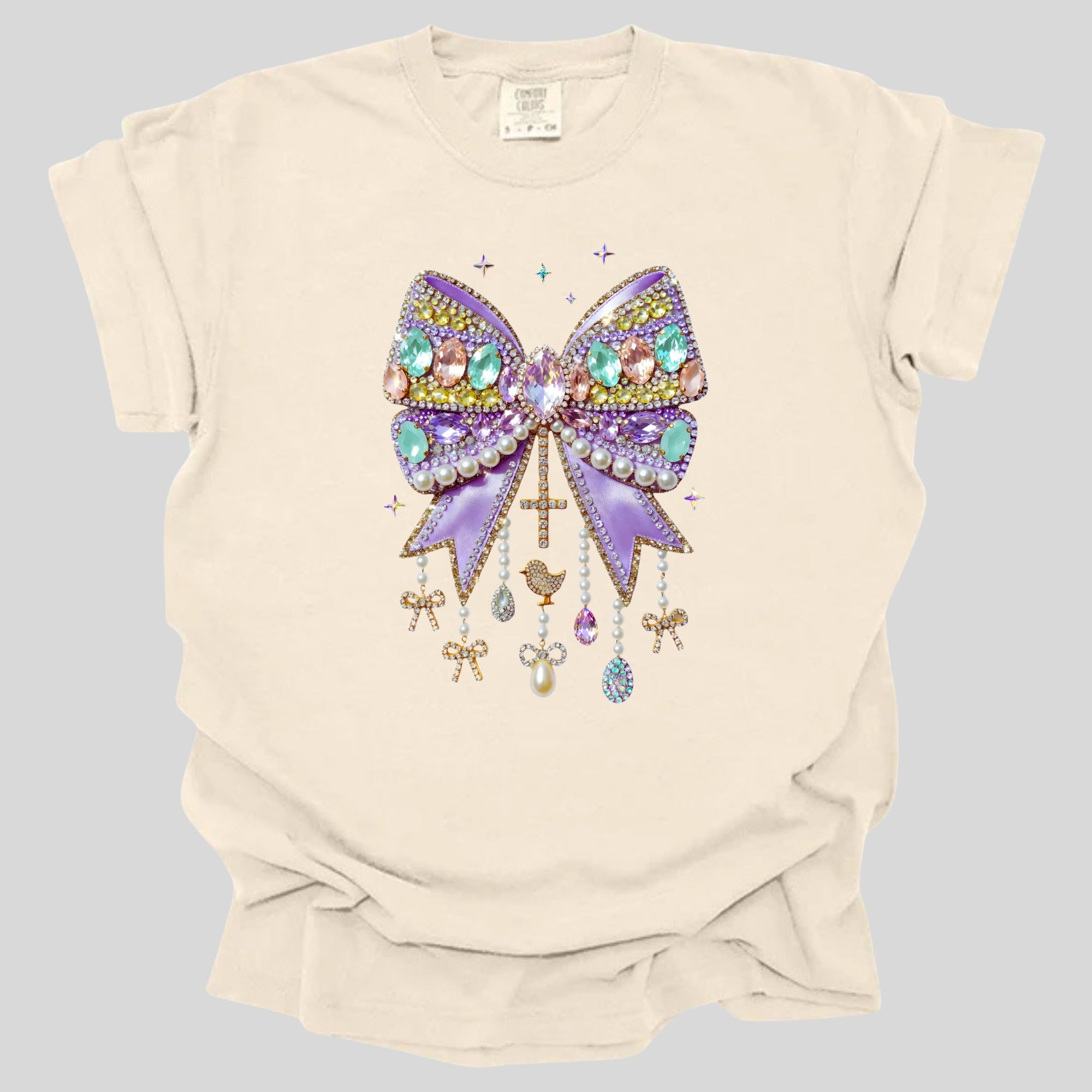 Lavender Jewel Bow