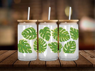 Leaves Green Tropical 16 Oz Wrap