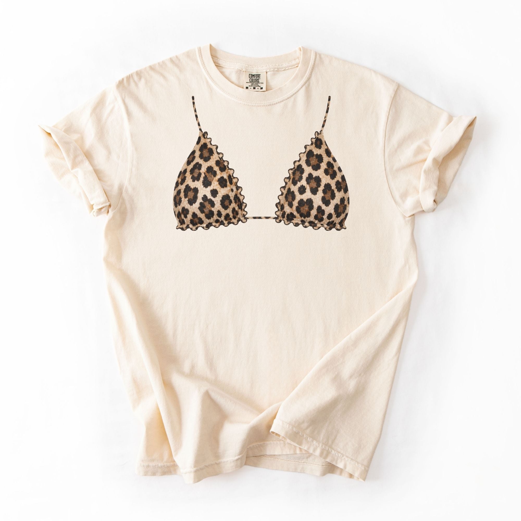 Leopard Bikini Top