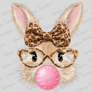 Leopard Bow Bunny